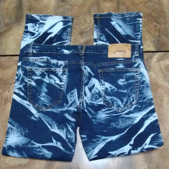 Feeson Bleached Denim Women's Blue Jeans Sz(38) - Picture 3 of 11